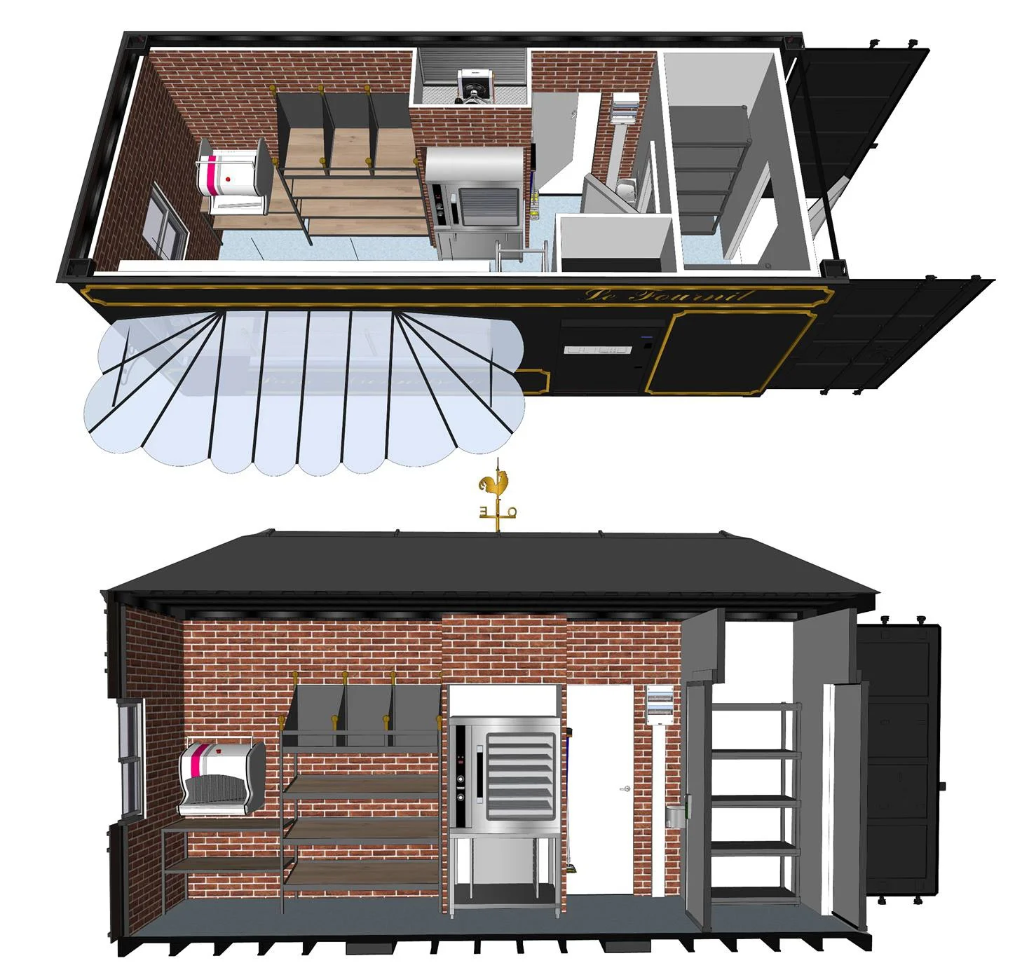 Container boulangerie