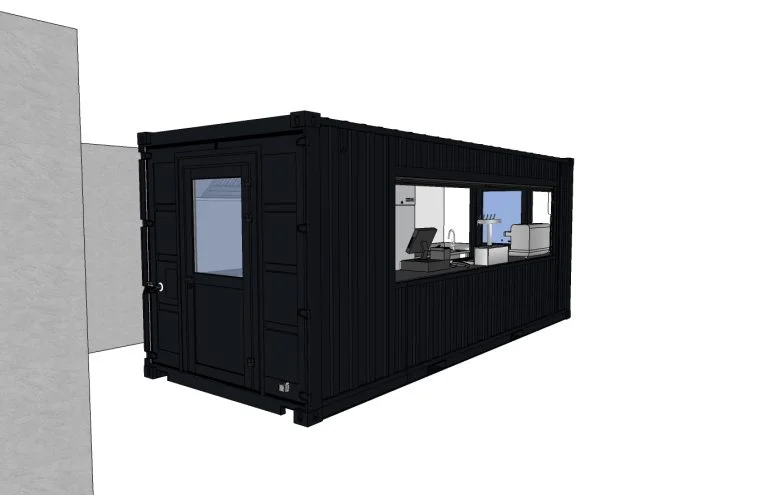 Snack container 3d container concept